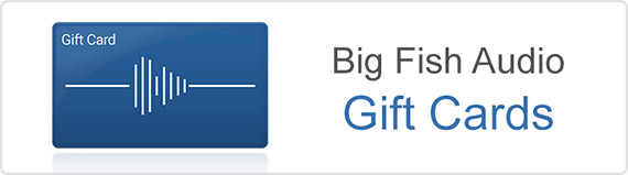Big Fish Audio Gift Cards